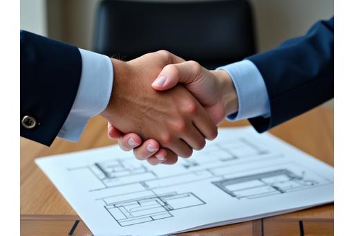 Poignée de main symbolisant un partenariat d'affaires